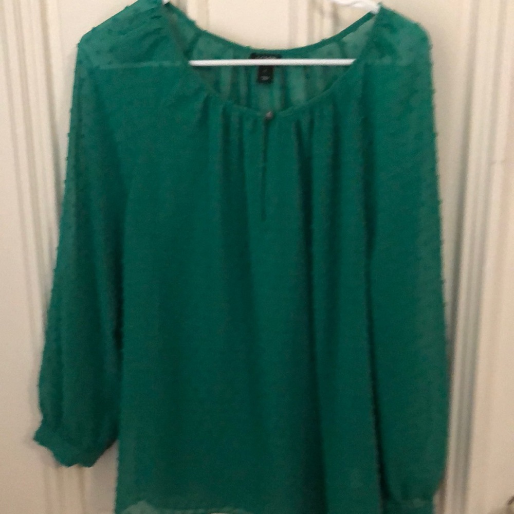Elegant Green Women's Top